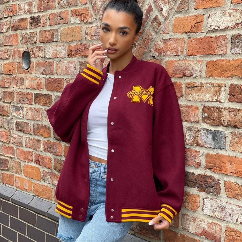 H&M varsity Bomber jacket
